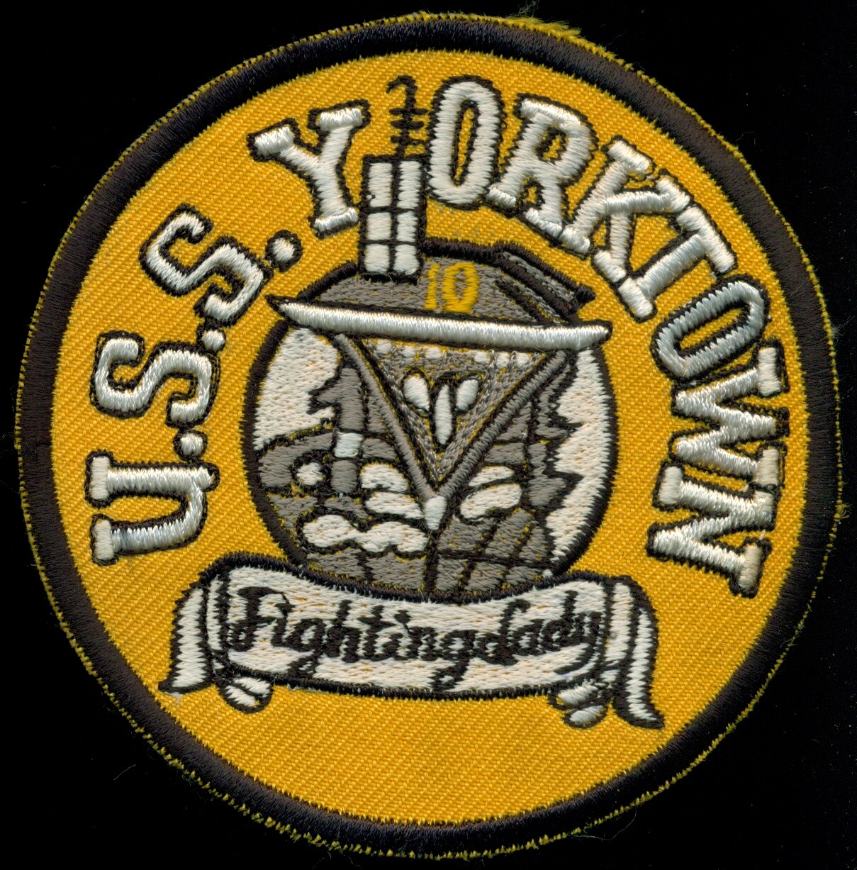 USN USS Yorktown Fighting Lady Patch AA-2