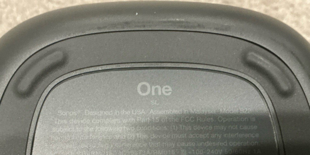 ** Sonos One SL Wireless Smart Speaker - Black - Excellent Condition!!