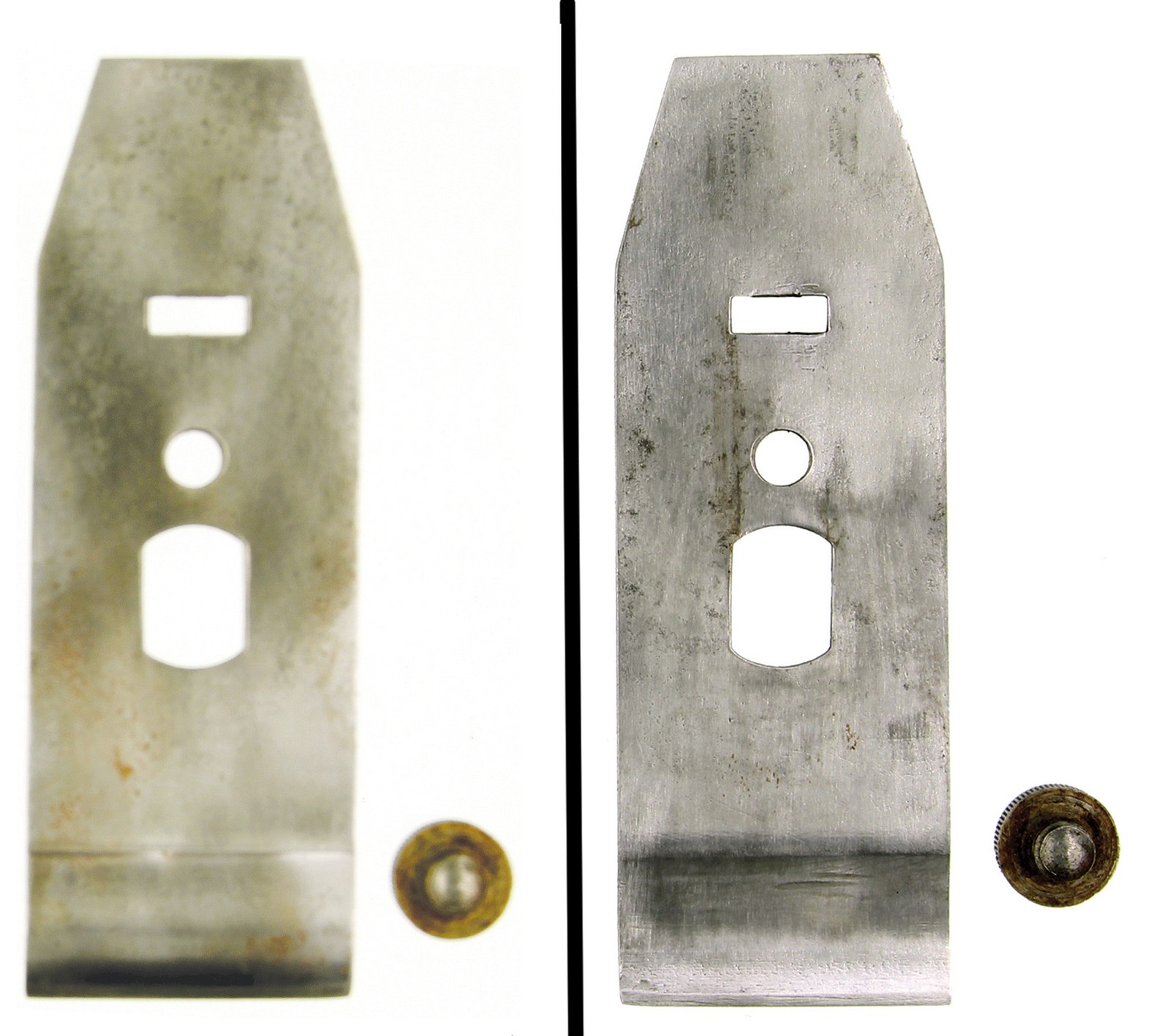 Orig. Stanley Chip Breaker and Fixing Screw for No. 3/5 1/4 Planes- mjdtoolparts