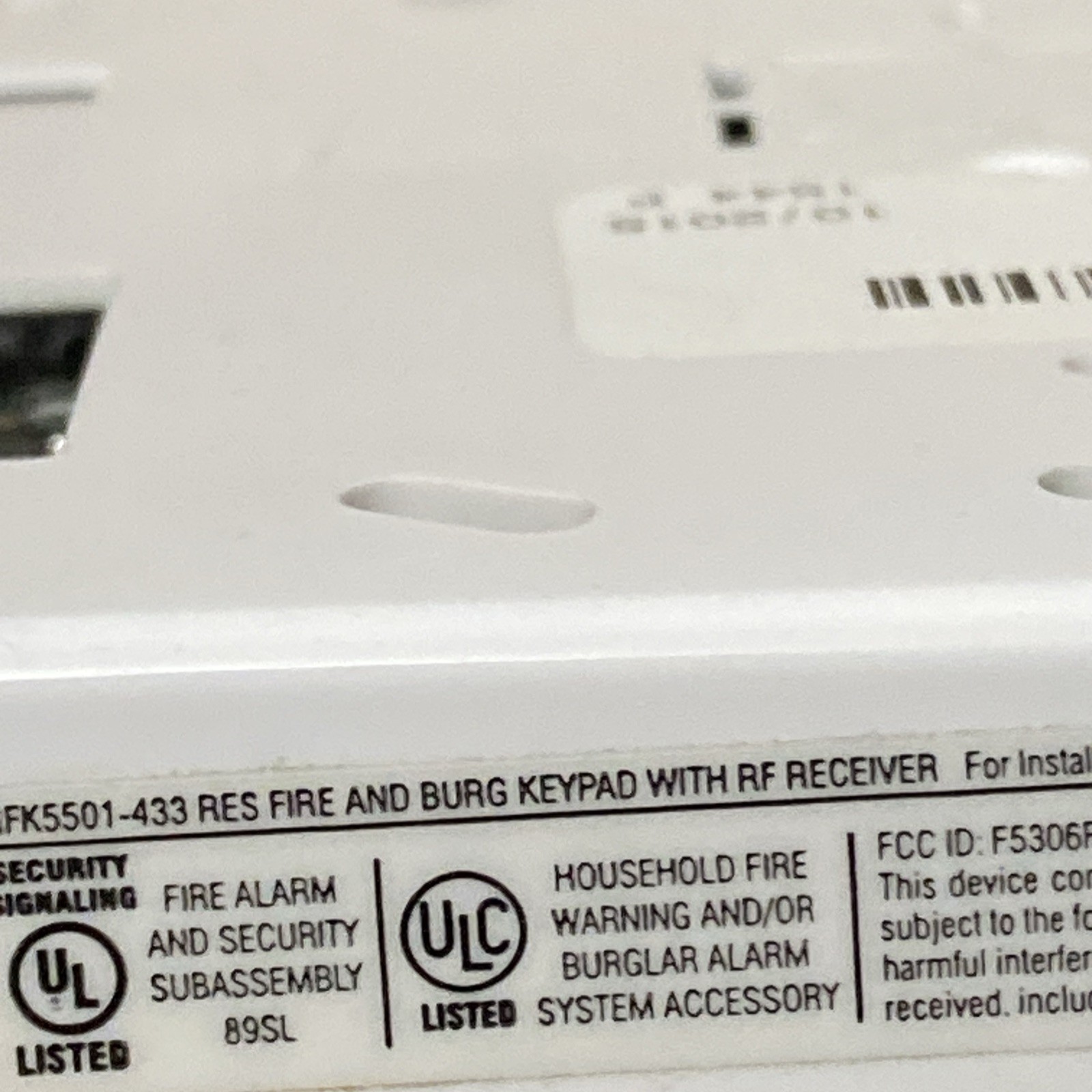 DSC RFK5501ENG PowerSeries Keypad