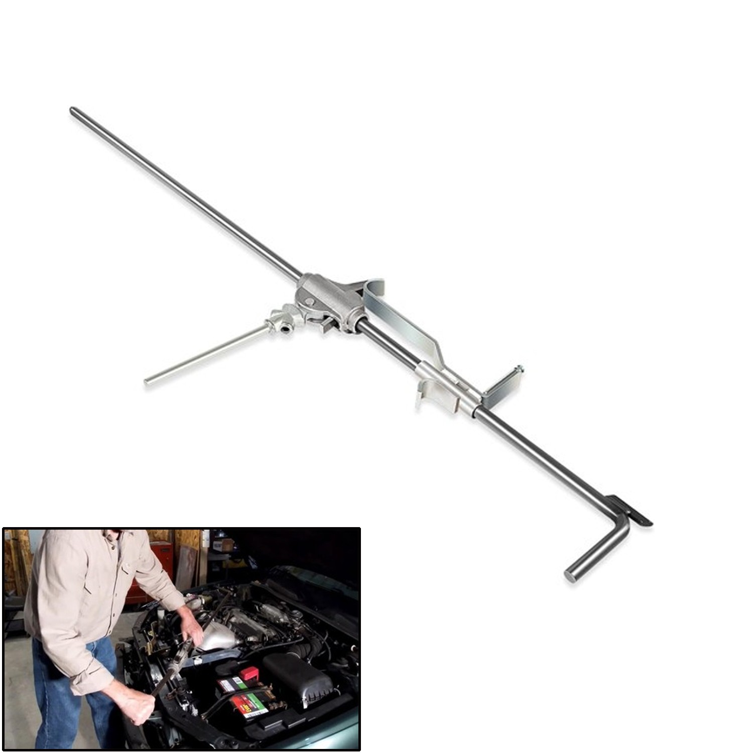 77043 Versatile Auto Body Repair Tool for Monkey-On-A-Stick Friction Jack Set