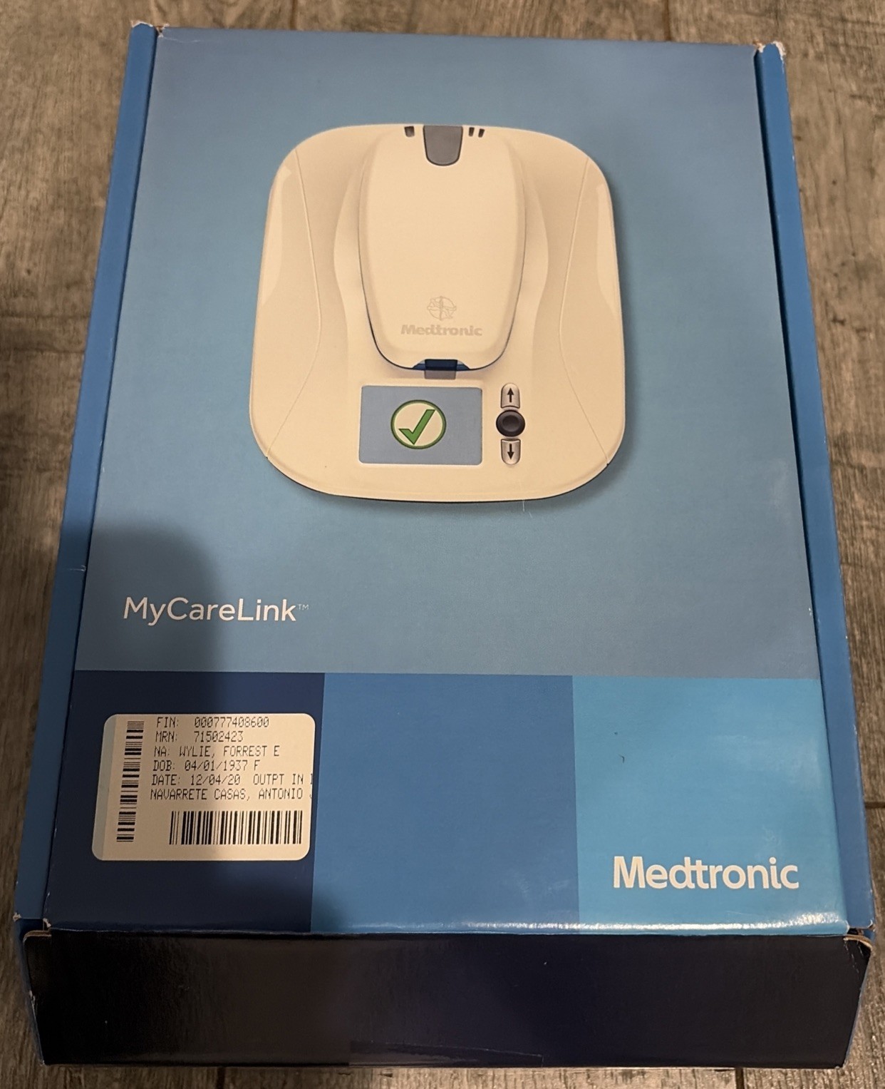 MEDTRONIC MyCareLink Patient Heart Monitor 24950 w/ Power Supply