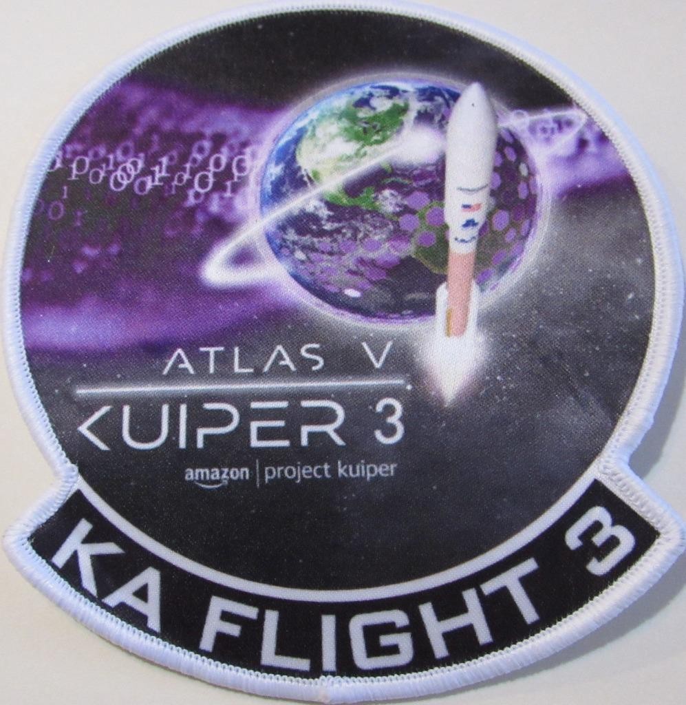 3RD ATLAS V AMAZON KUIPER KA-03 OPERATIONAL MISSION SPACE PATCH