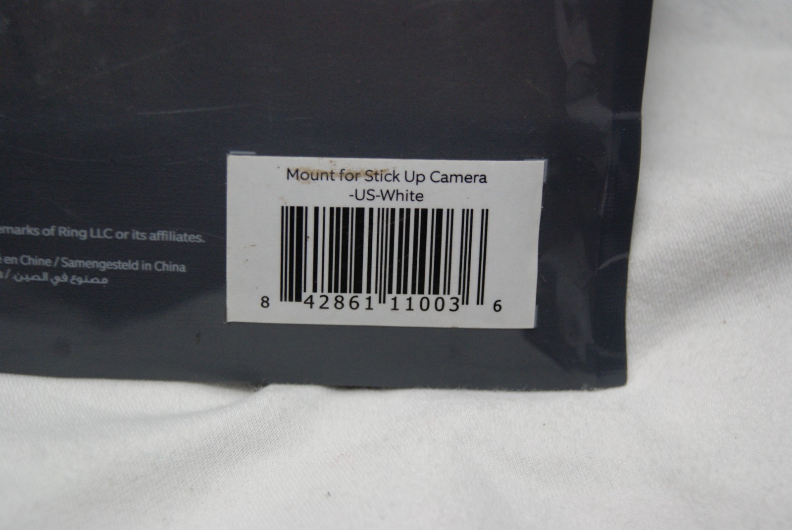 ring wall mount for stick up camera white