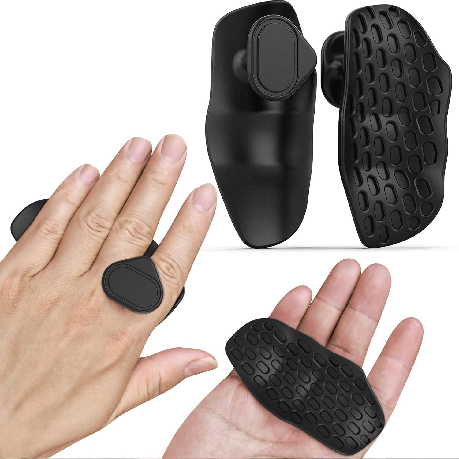 Ergonomic Anti-Slip Gym Grips for Weightlifting and Fitness Training