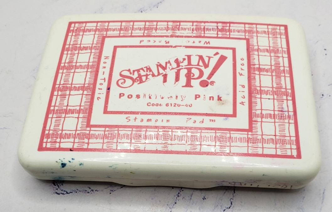 Stampin’ Up! Positively Pink Water Based Dye Ink Original Style Pad 40-105