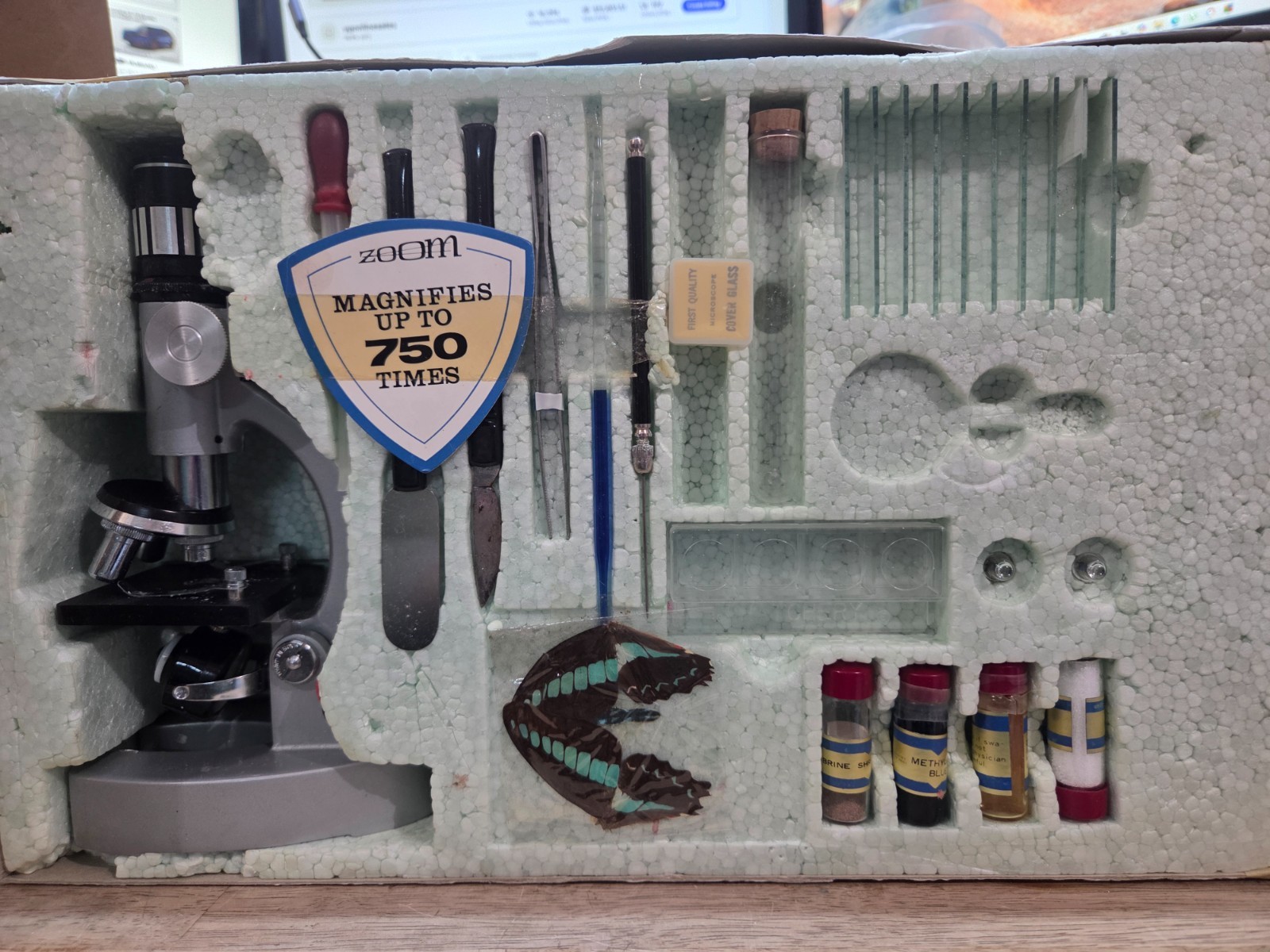 Jason/Empire 750 Power Microscope Set Model 714, Lighted,