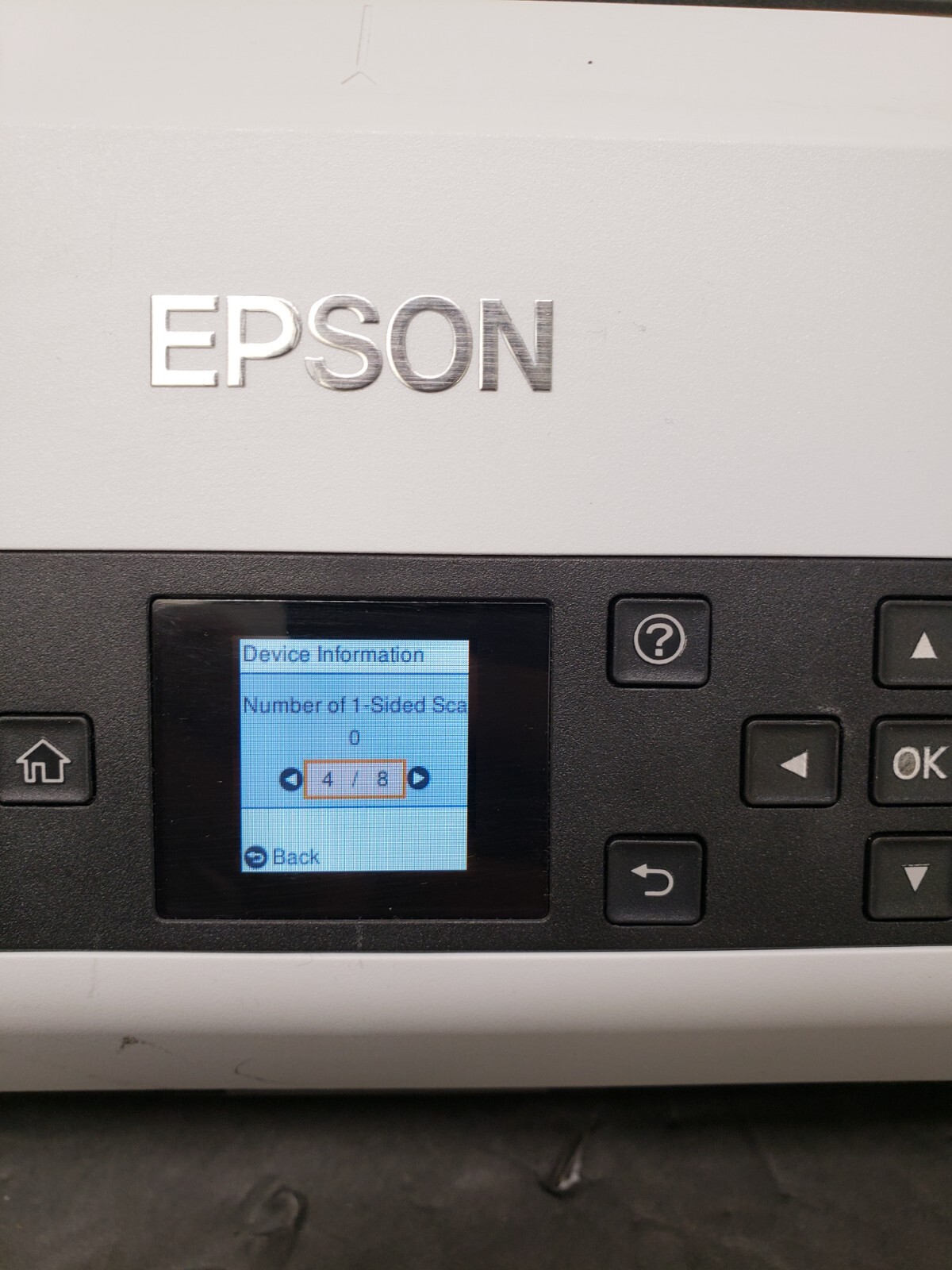 Epson DS-870 Color Duplex Workgroup Document Scanner *SCAN COUNT: 0* *Read*