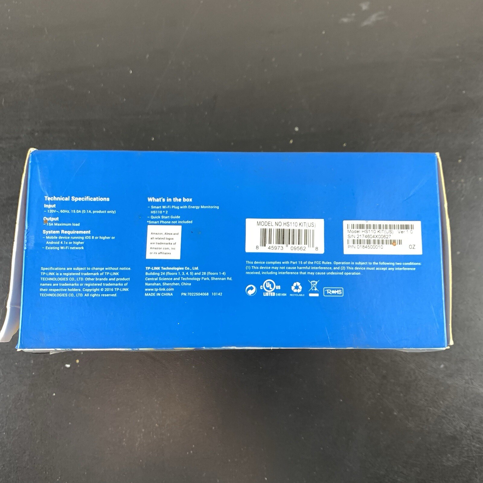 New Open Box Tp-link Smart Wifi Plug 2 Pack~ Works With Alexa + Google Assistant