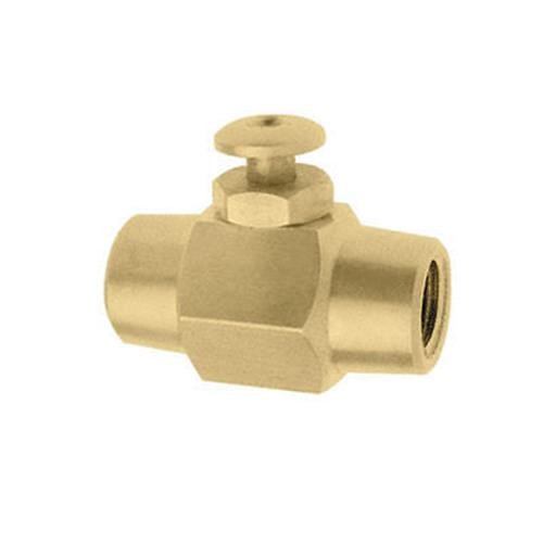Push Button Brass Air Control Shut On Off Valve Switch 1/4" NPT Air or Liquid
