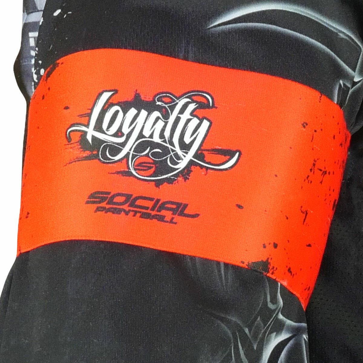 Social Paintball Premium Team Armband Identification - Loyalty - Red - NEW