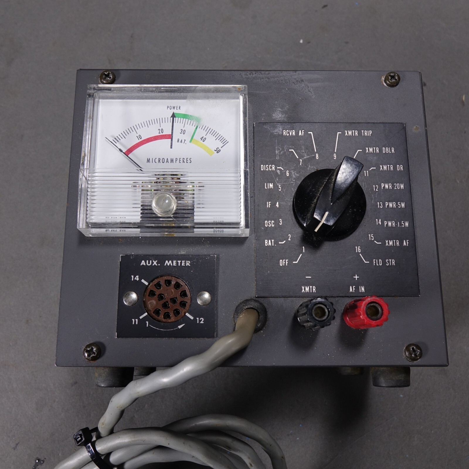 XMTR MICROAMPERES METER