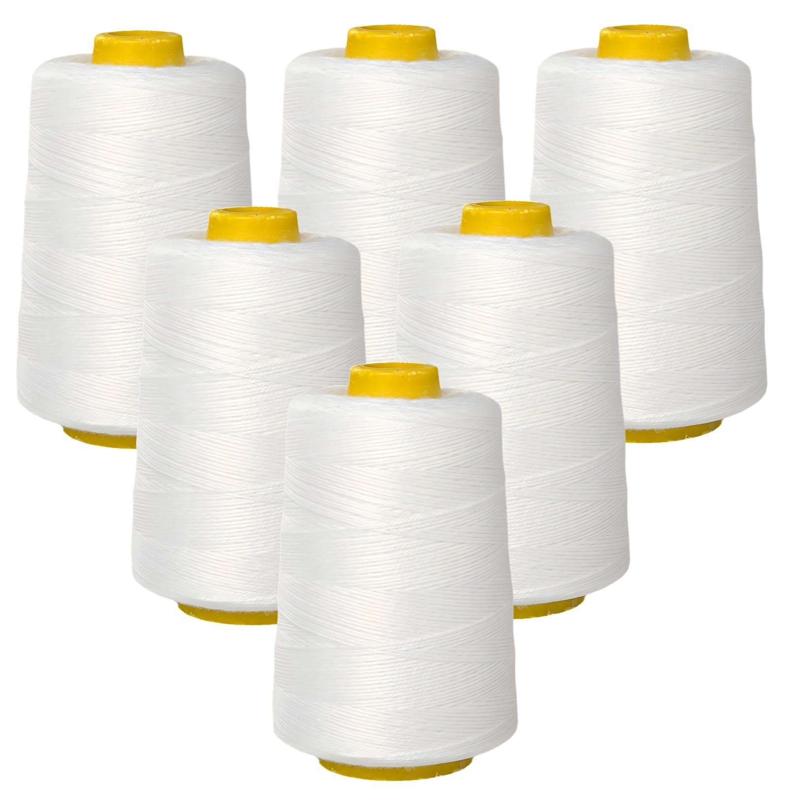 6 Strands Sewing ThreadHeavy Duty Sewing Thread 656.2 Yards EachPolyester Thr...