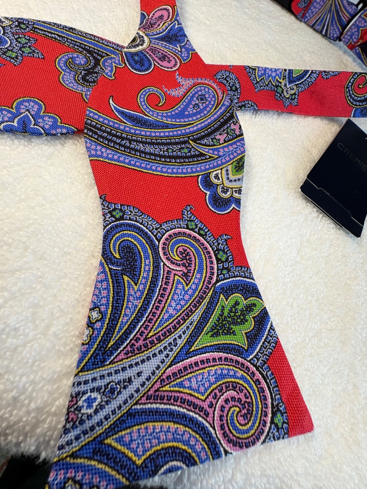 NEW Daniel Cremieux  Men's Self Tie Patterned Bow Tie  Ret. $39.50  NWT