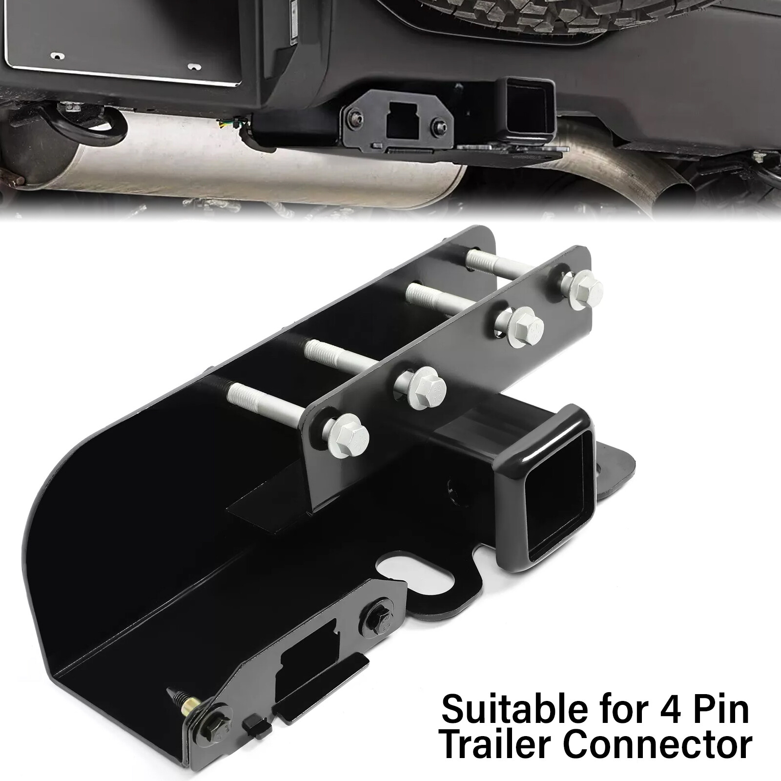 Class 3 Trailer Towing Hitch 2" Receiver For Ford Bronco 2021 2022 2023 2024