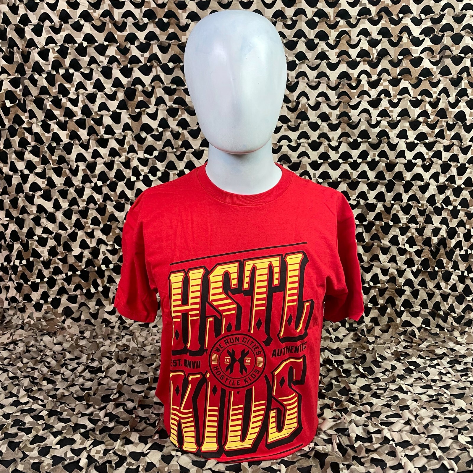 NEW HK Army Authentic Paintball T-Shirt - Red - Medium