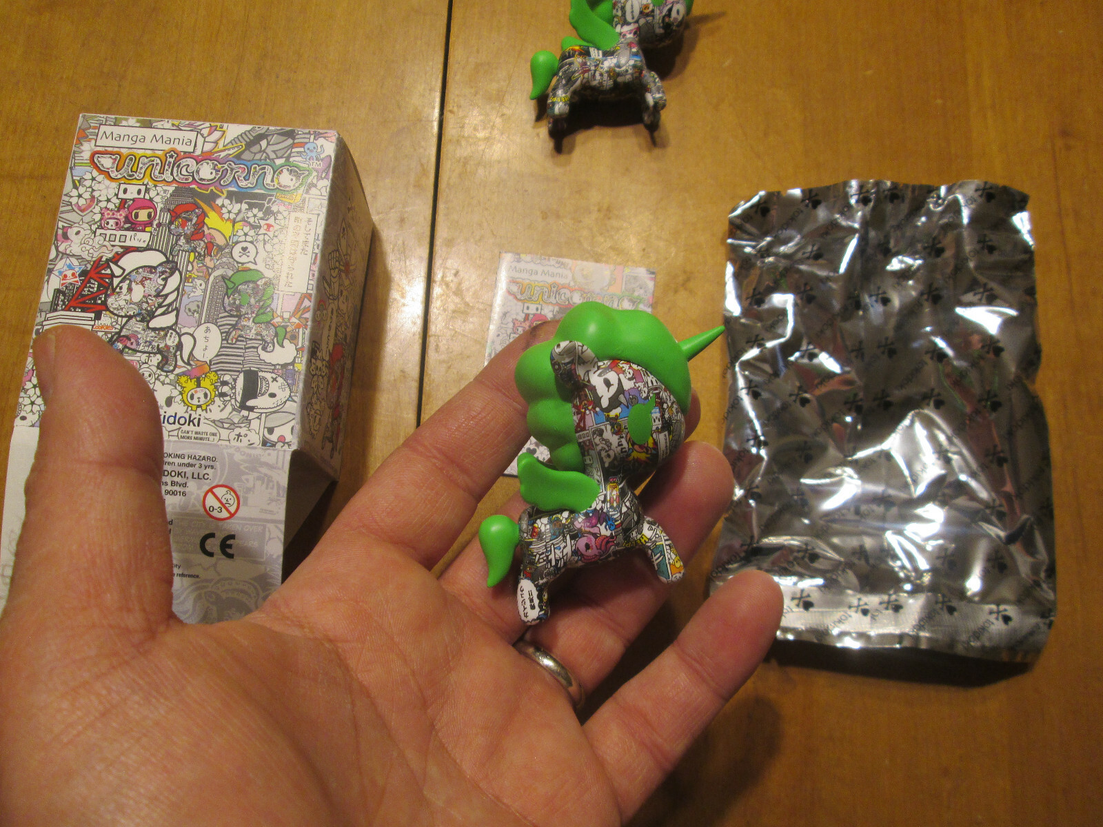 TOKIDOKI UNICORNO MANGA MANIA SERIES 1 STREAK GREEN FIGURINE NEW
