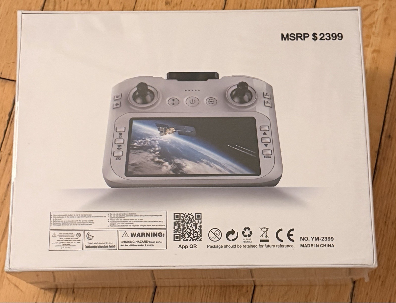NEW SEALED YOMI YM-2399 GPS Drone Bundle w/ Screen Controller & VR Glasses