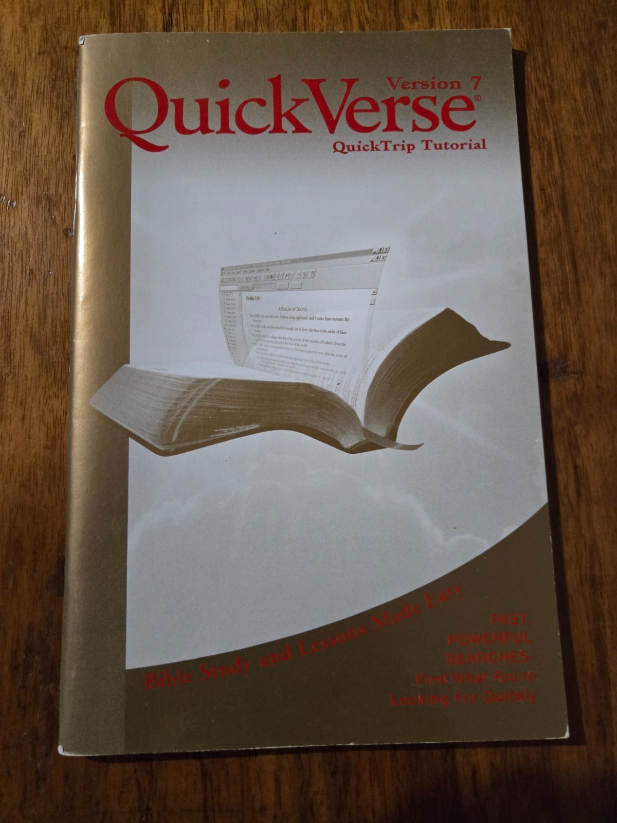 QuickVerse 7 QuickTrip Tutorial Guide (Paperback, 2000)