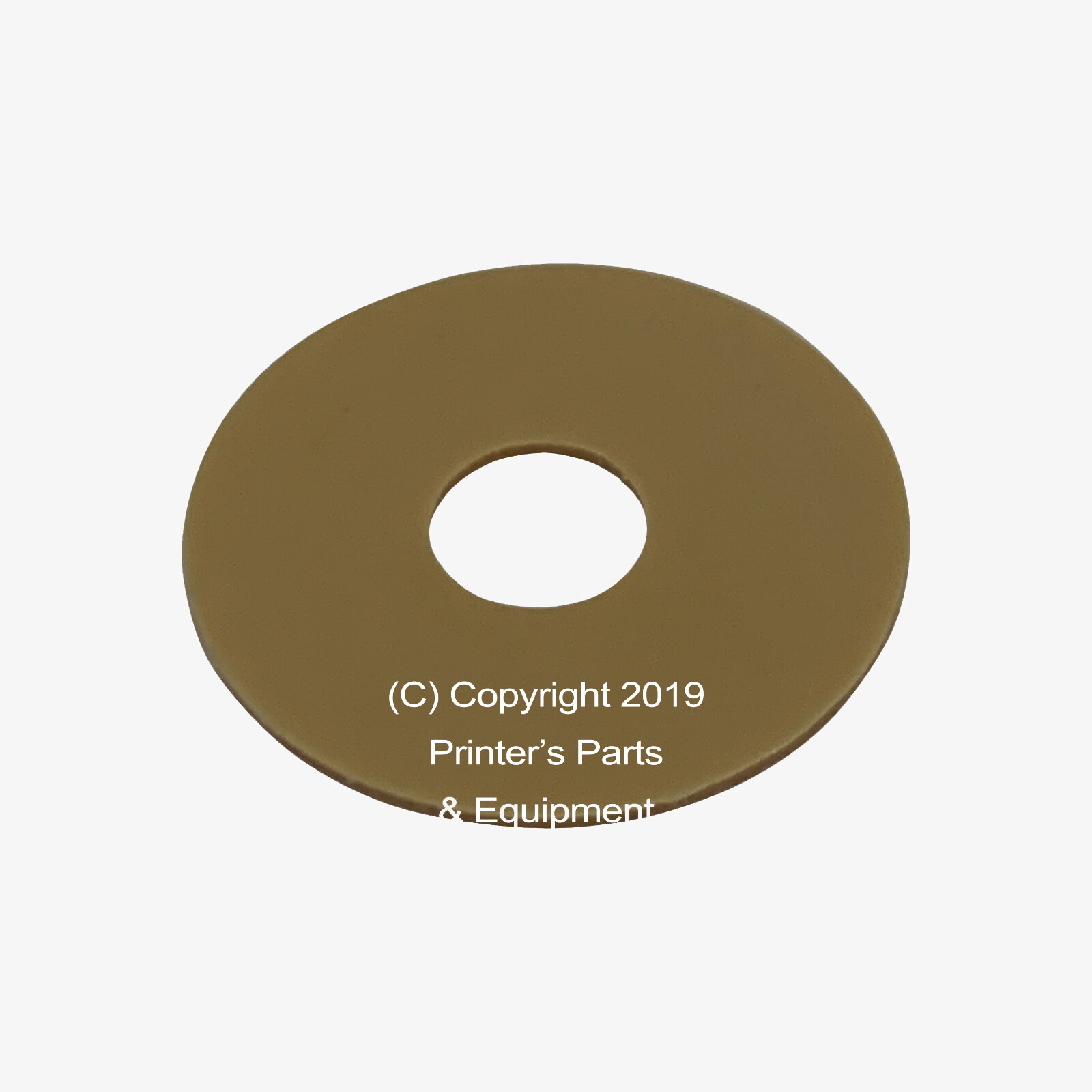 Flat Rubber Disc for Heidelberg 1 1/4 x 3/8 x 1mm – 31.8 x 9.5 x 1mm Qty 50