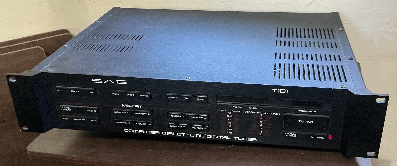 Vintage SAE T101 Computer Direct-Line Digital Tuner WORKS