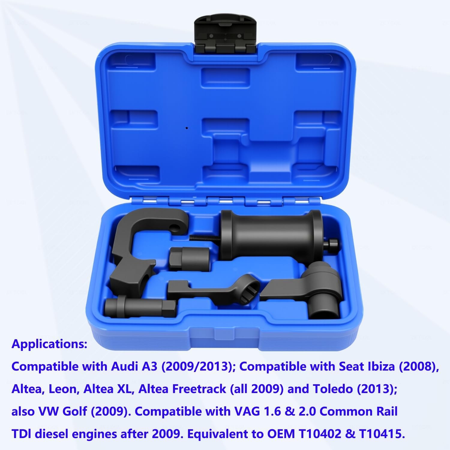 Diesel Fuel Injector Removal Puller For VW Audi VAG 1.6 2.0 TDi T10402 T10415