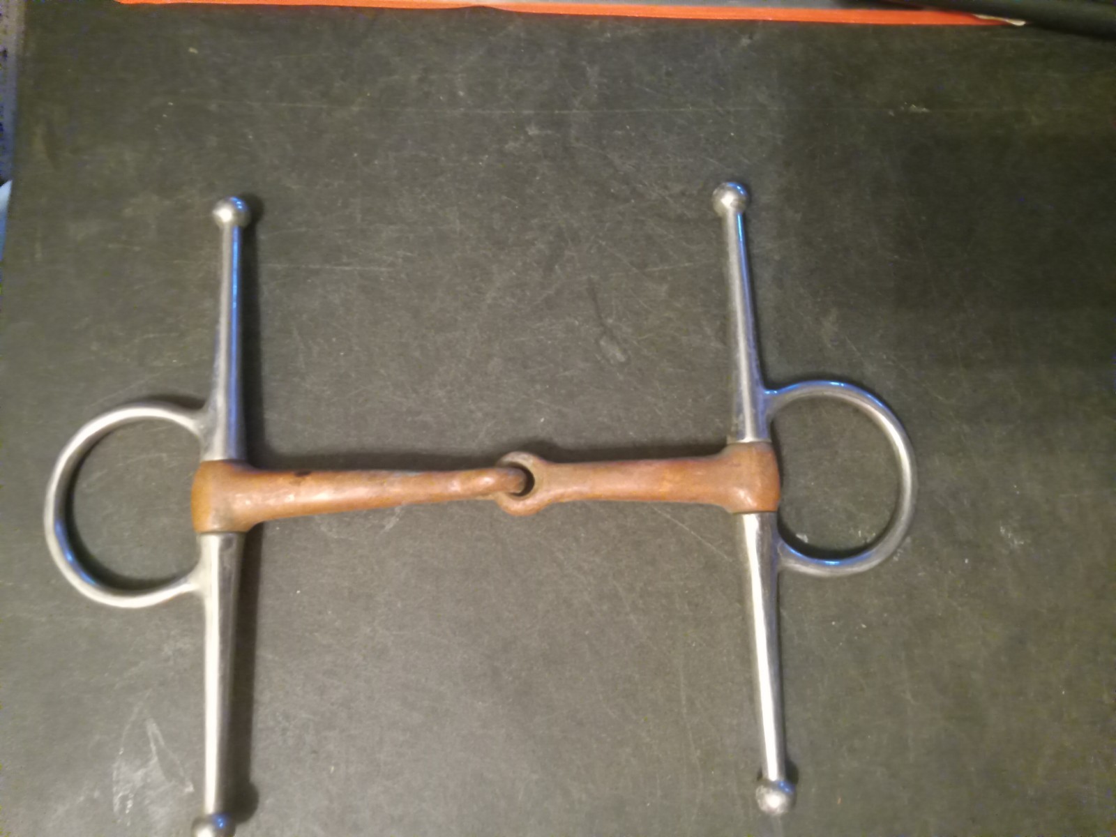 Used  full cheek snaffle Bit 5 1/4 in copper mouth