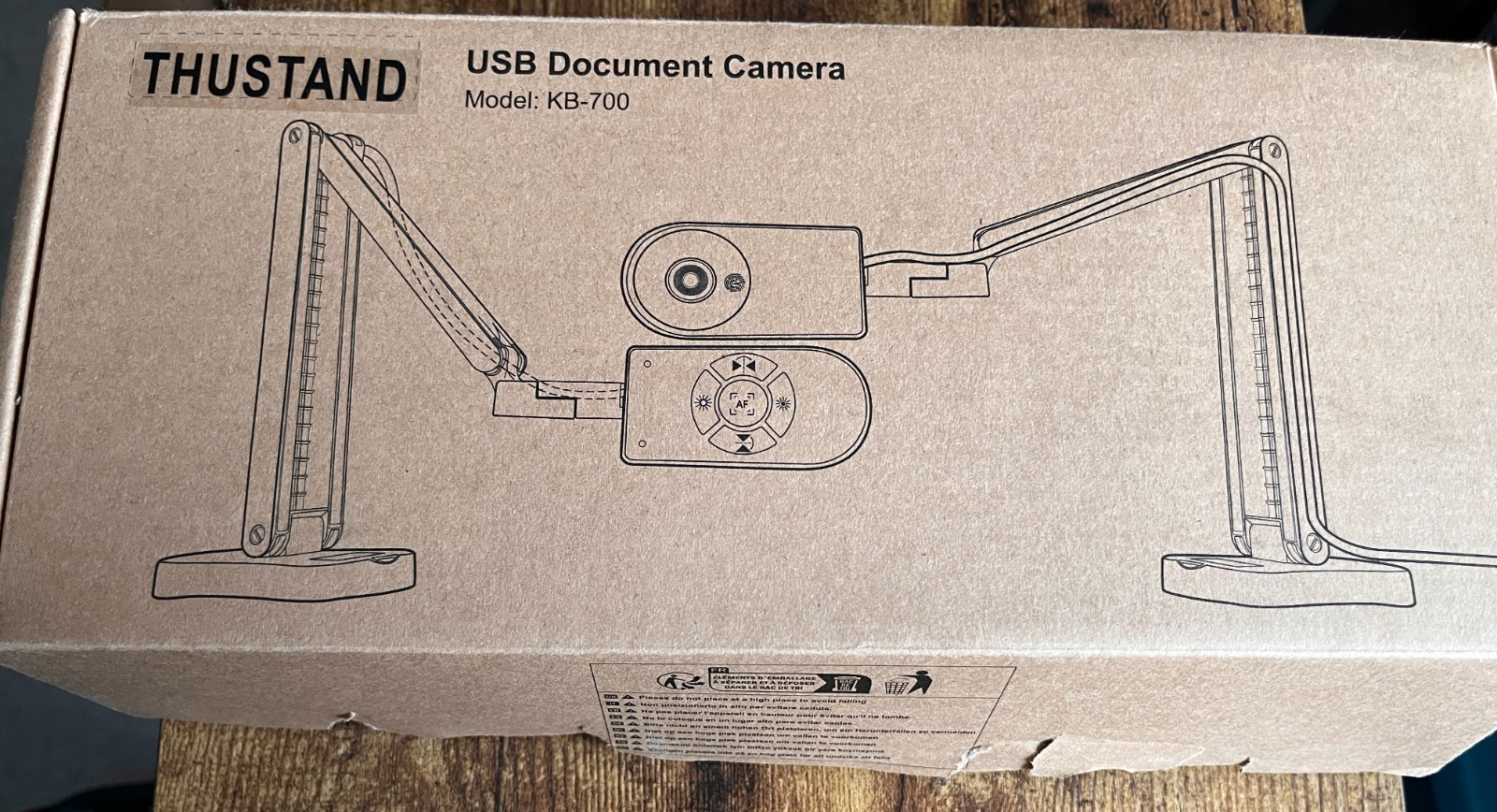 THUSTAR 8MP Document Camera & Webcam 4K with Dual Microphones, USB Visualise/g