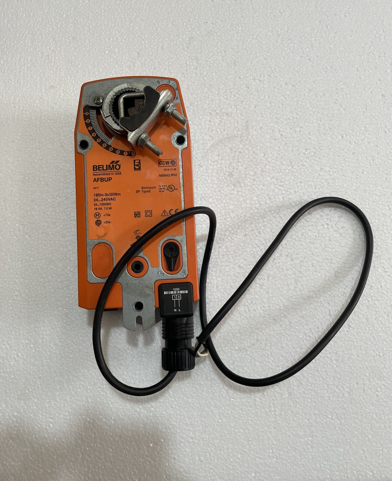 Belimo AFBUP Fire and smoke dampers / Spring-return actuator - Belimo AFBUP
