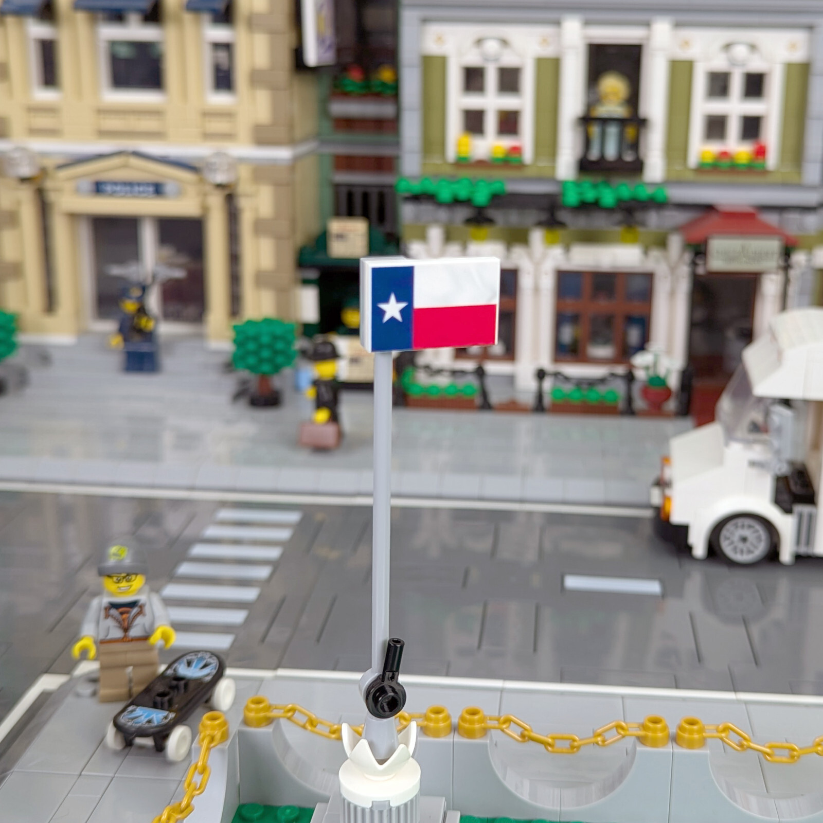 Texas State Flag - Custom Printed - Brick City - 2x3 Autentic Tile