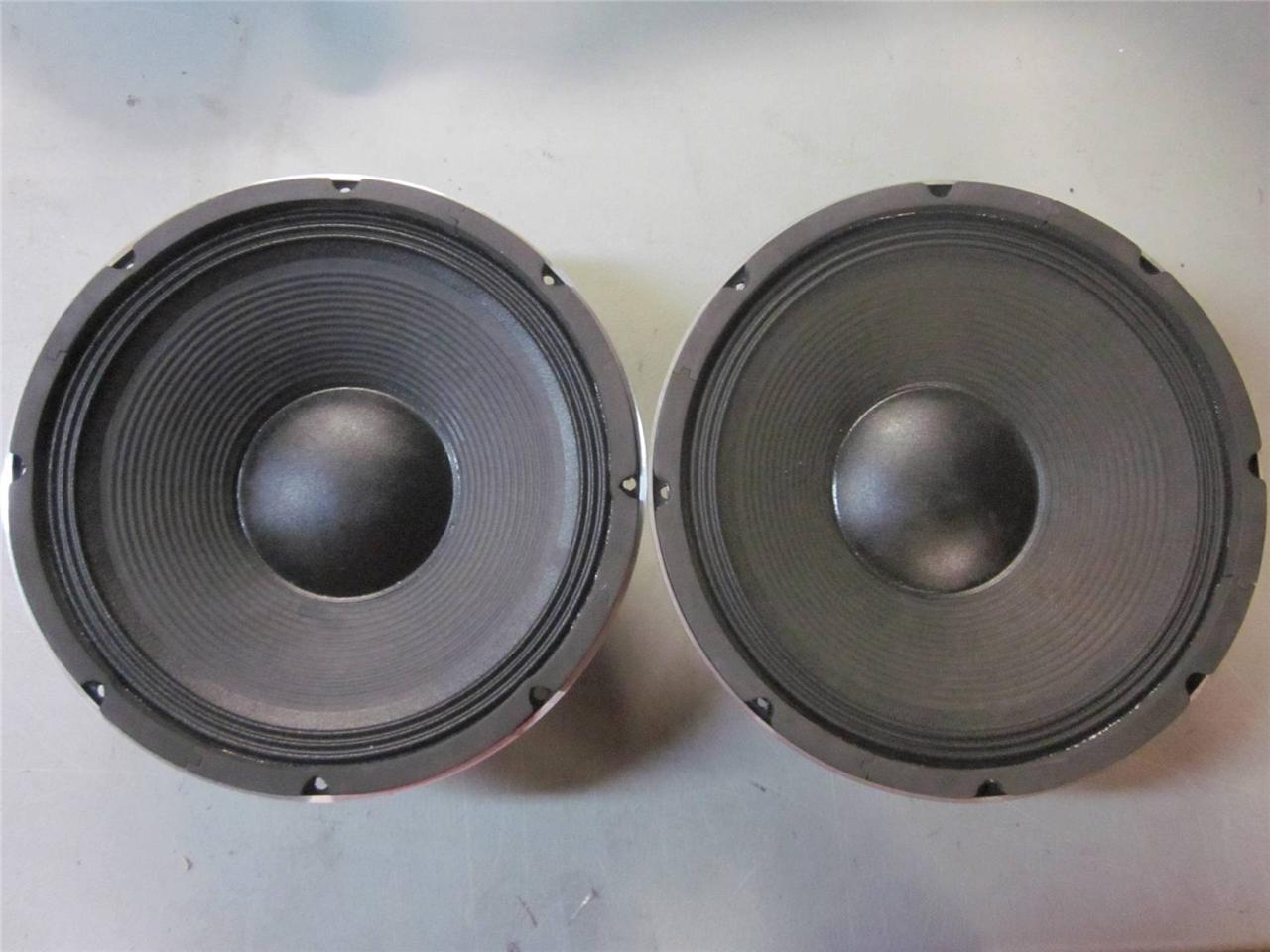 NEW (2) 12" Woofer Speakers PAIR twelve inch PA 8ohm Replacement Drivers DJ BASS