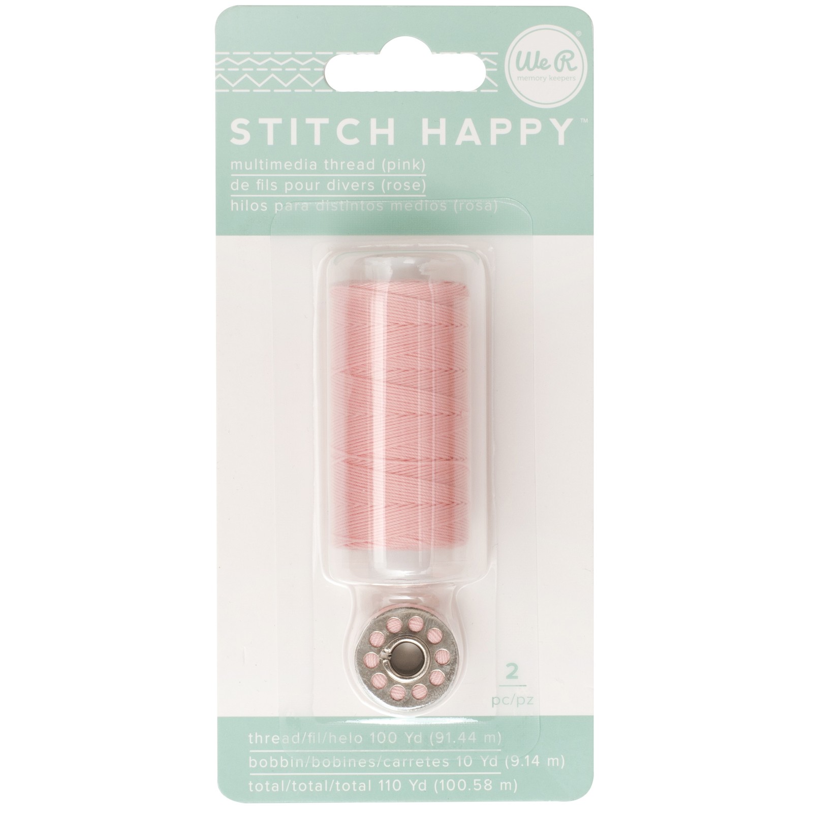 We R Memory Keepers WR660391 We R Stitch Happy Thread-Pink