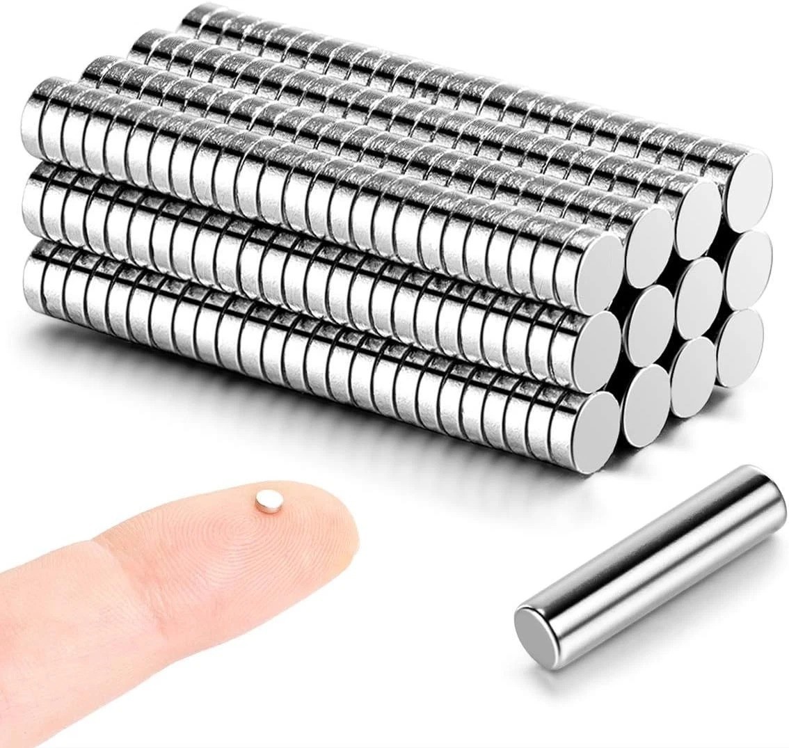 300Pcs Mini Round Magnets 3x1mm for Crafts, Miniatures & DIY Projects