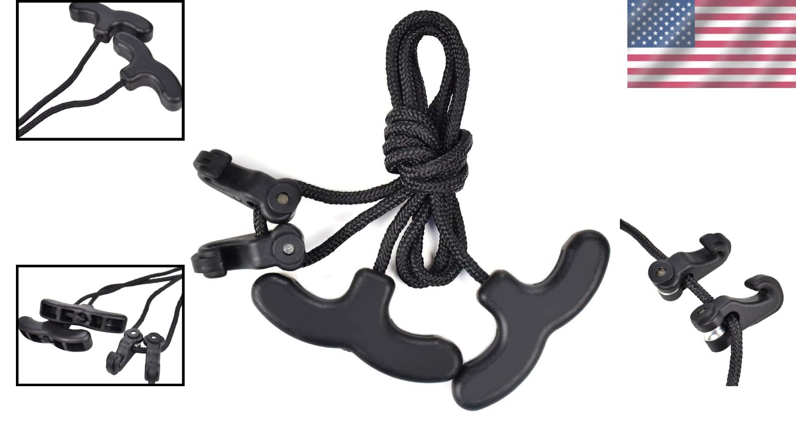 Crossbow String Puller with Dual Handles - Compatibility with Most Draws