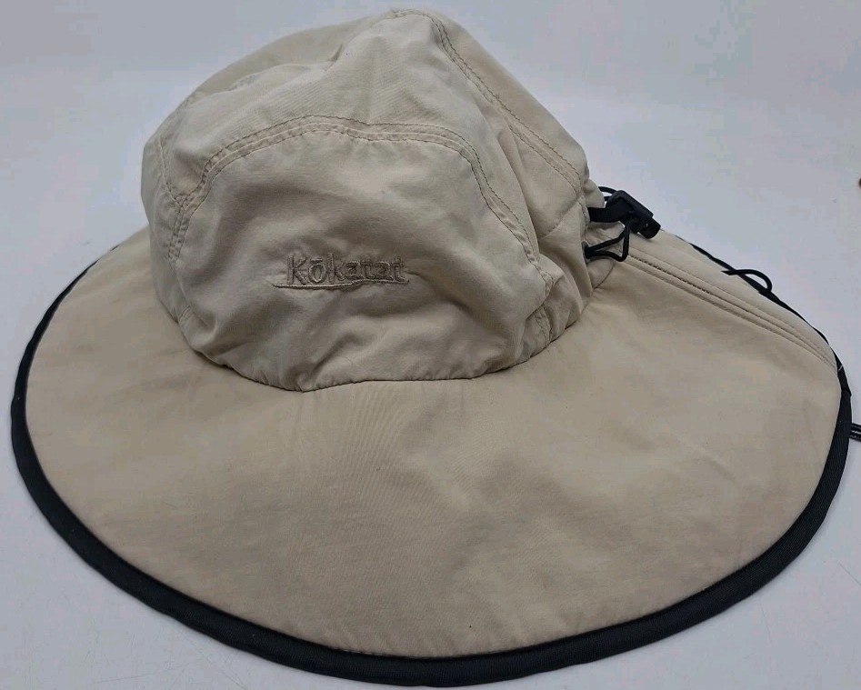 Kokatat Wide Brim Sun Beach Hat Sea Wester Large Beige READ