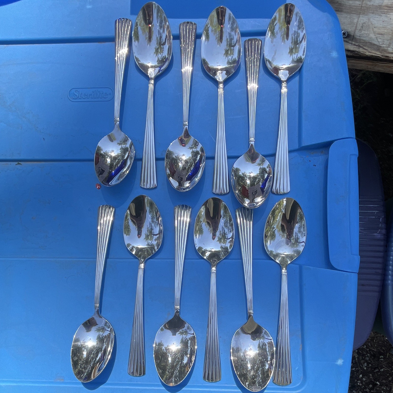 Reed & Barton 89pc Stainless Steel Flatware Set Service for 12 TRAY NOT INCLUDE