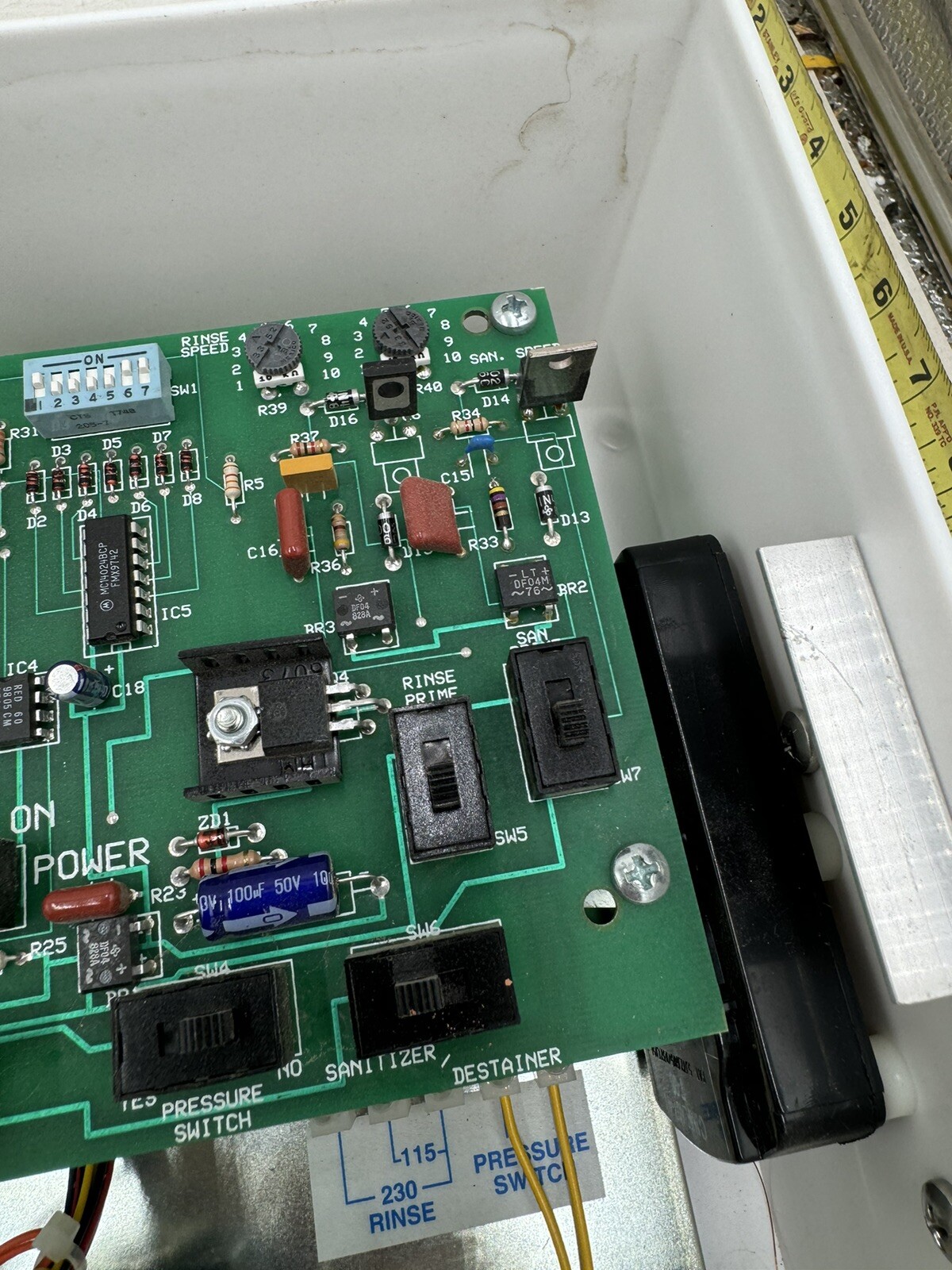 Hobart Commercial Dishwasher Control Board Assembly Freedom System