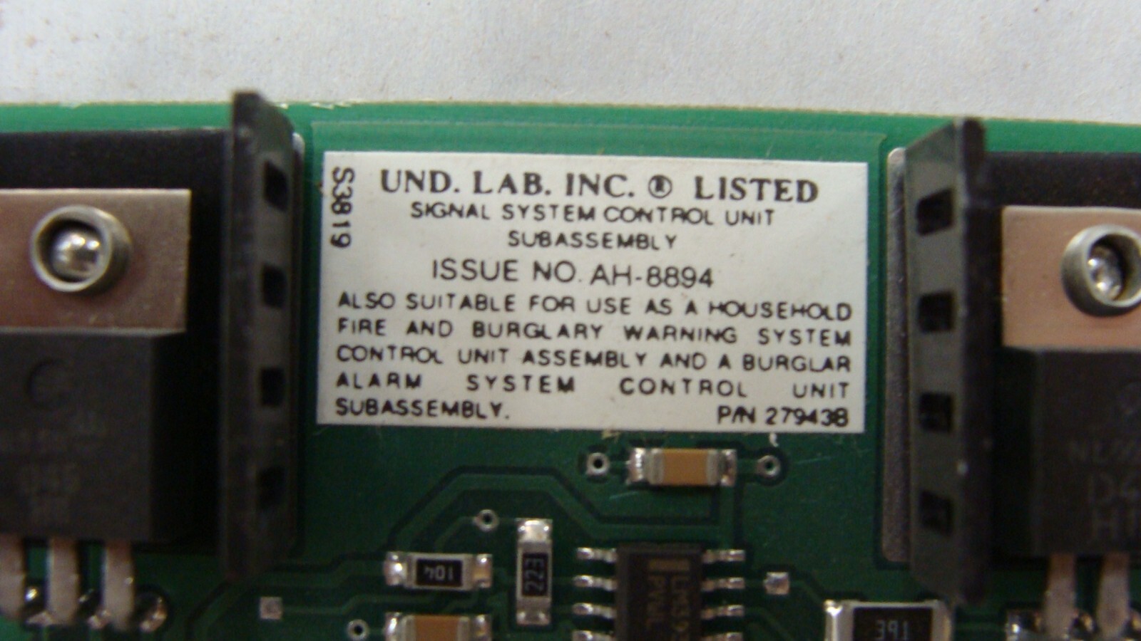 DS DETECTION SYSTEMS DS7436 Two-Loop Multiplex Expansion Module for DS7400Xi