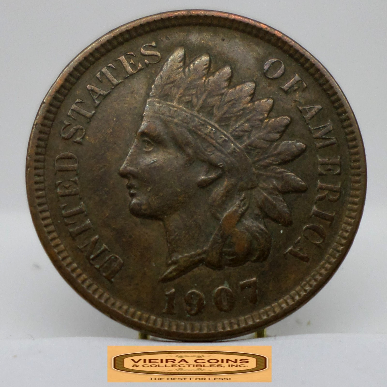 1907 Indian Head One Cent, Full Liberty - #C51887NQ