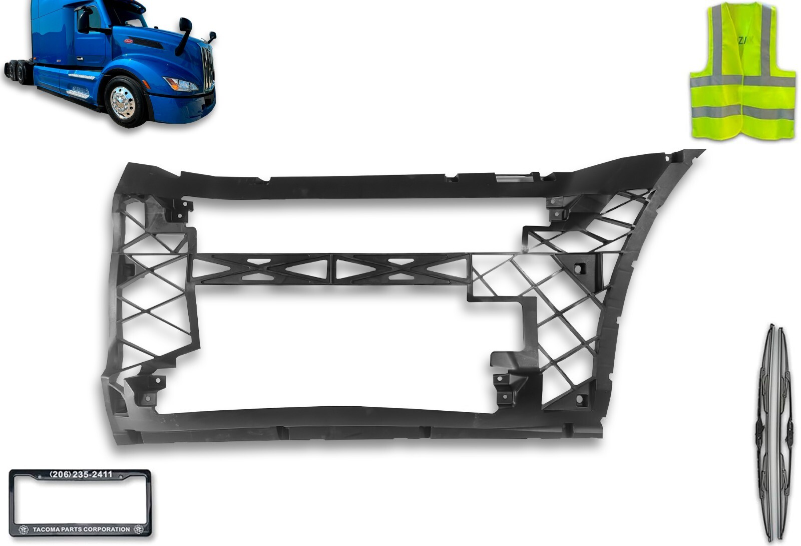 Peterbilt 579 2022+ Bracket For Front Side Step Panel Right Passenger Side