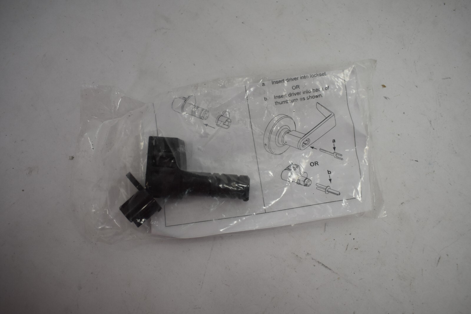 Allegion P513-257 Disposable Construction Core Shell & Thumbturn Genuine OEM