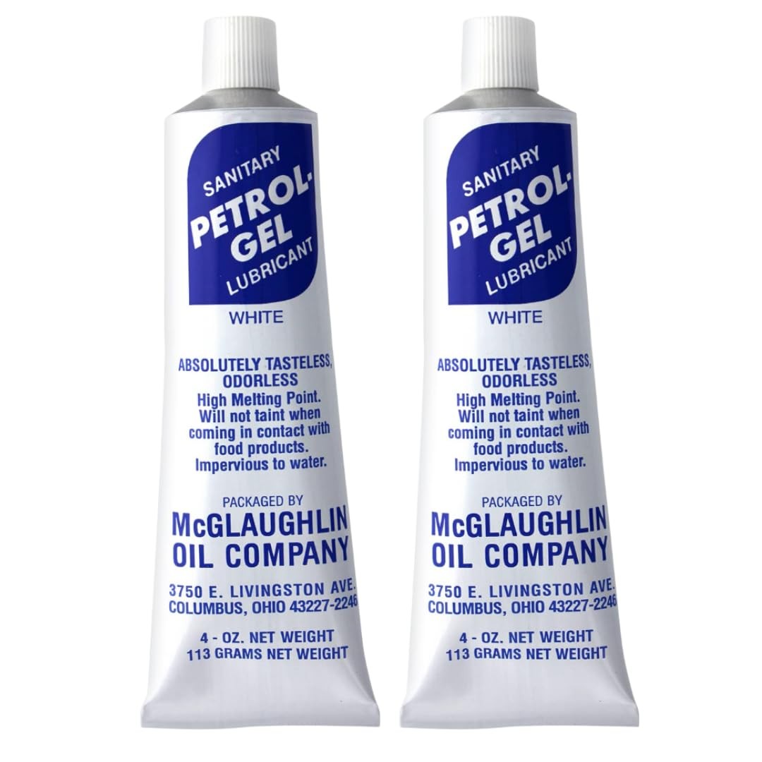 Petrol-Gel Food Grade Equipment Lubricant NSF - Premium Mineral Oil Pack of 2