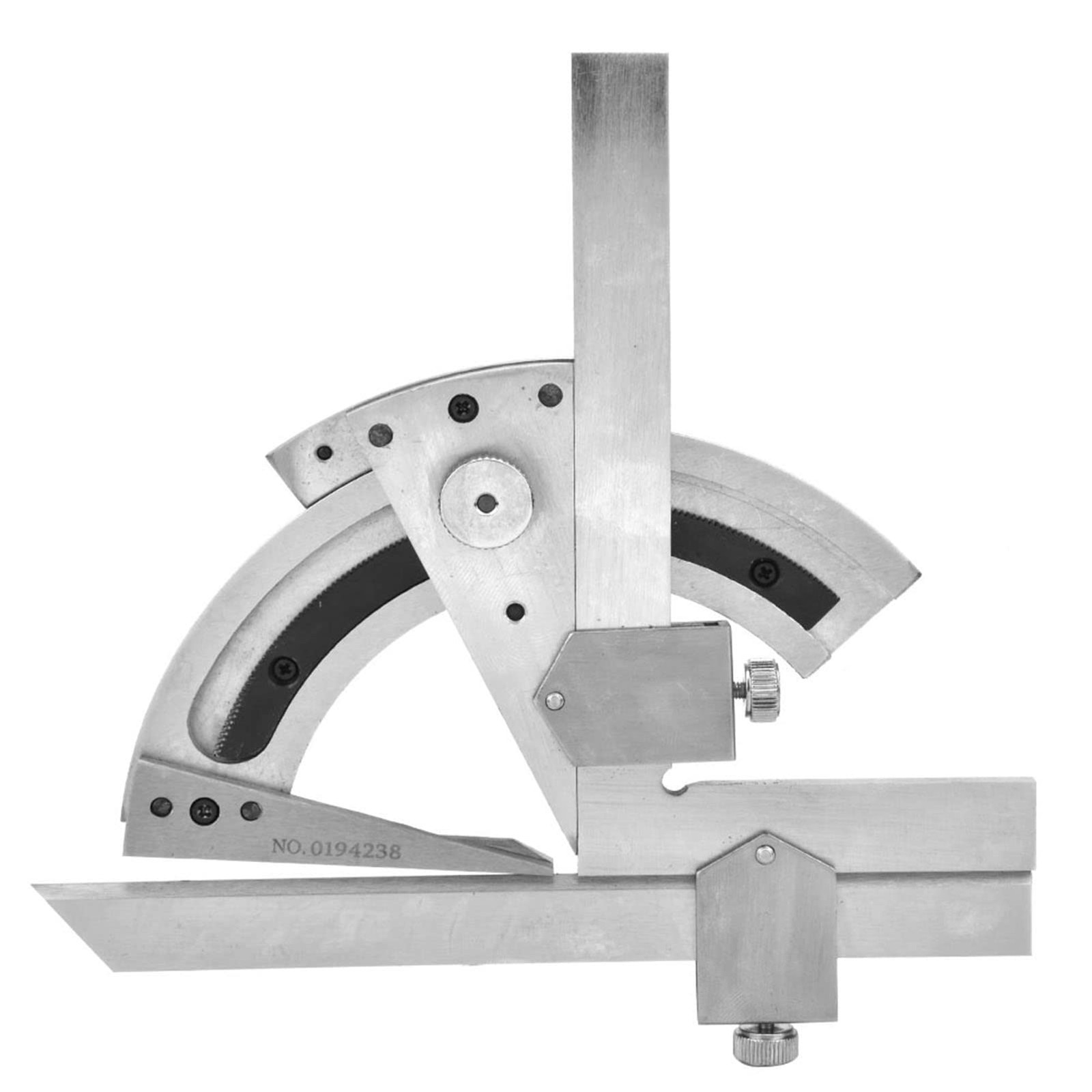 Universal Bevel Protractor, 0-320 Degree Precision Angle Measuring Tool,...