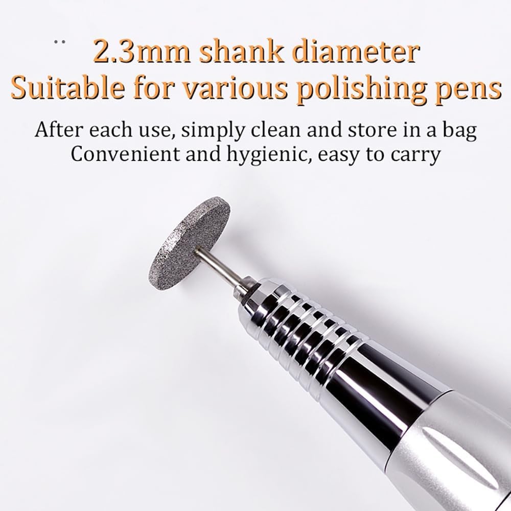 Sanding Disc Nail Drill Bits Electric Foot File for Nails Silver