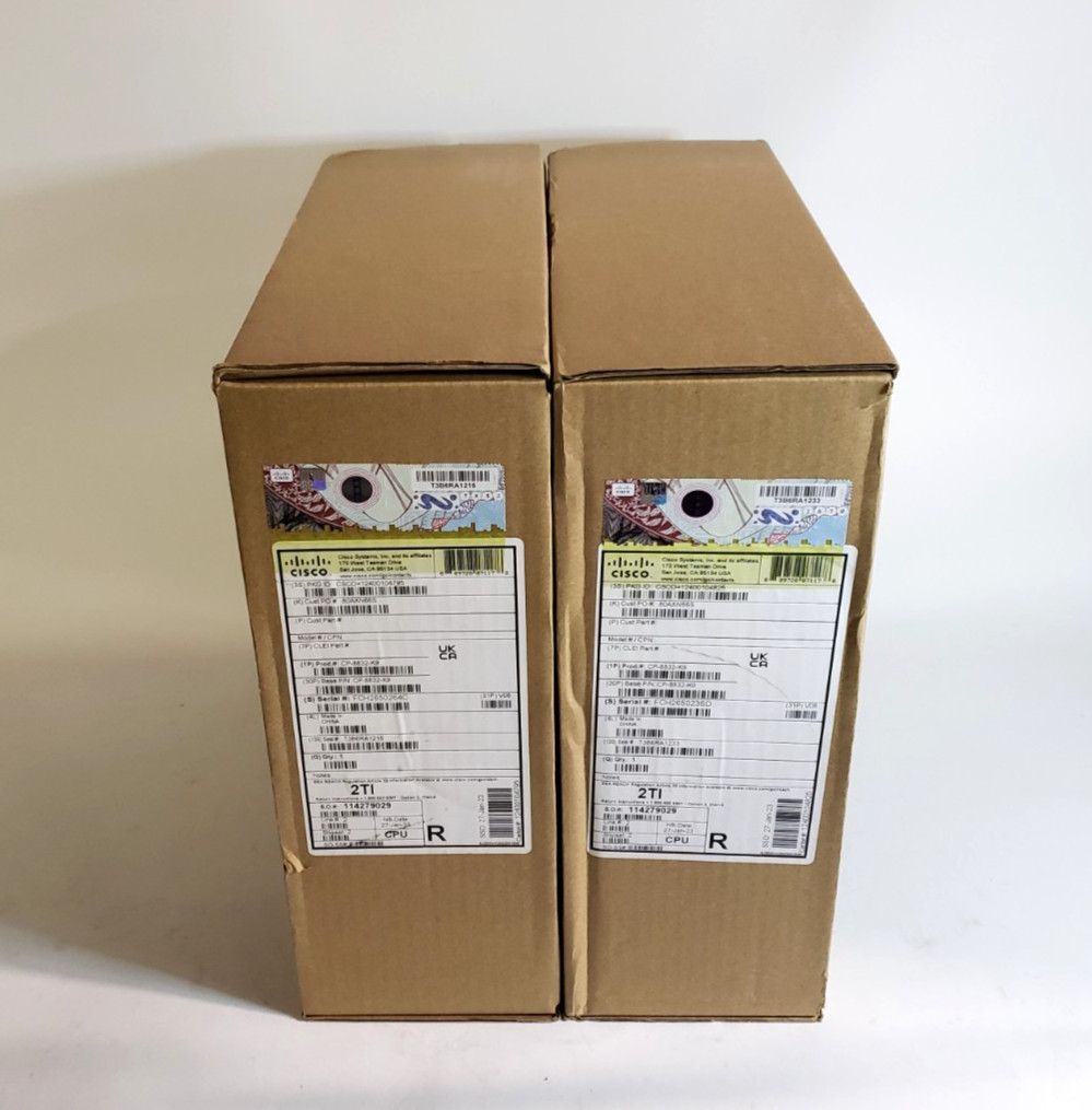 Lot of 2 Cisco 8832 CP-8832-K9 Wideband Audio Conference Phones
