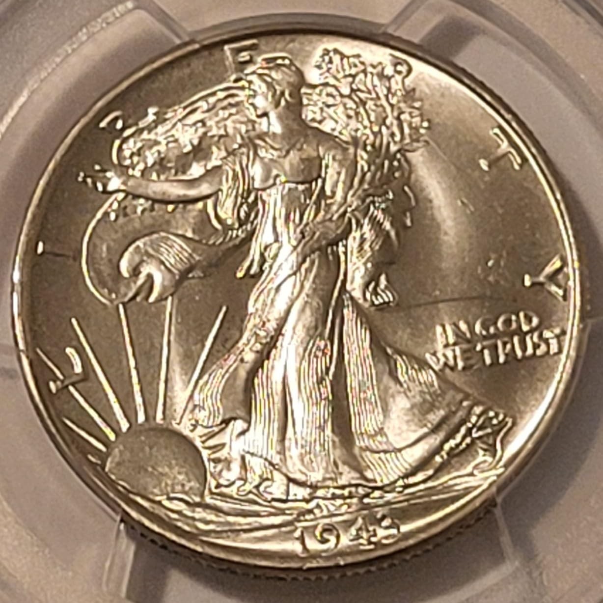 1943 Walking Liberty Half Dollar MS64 PCGS