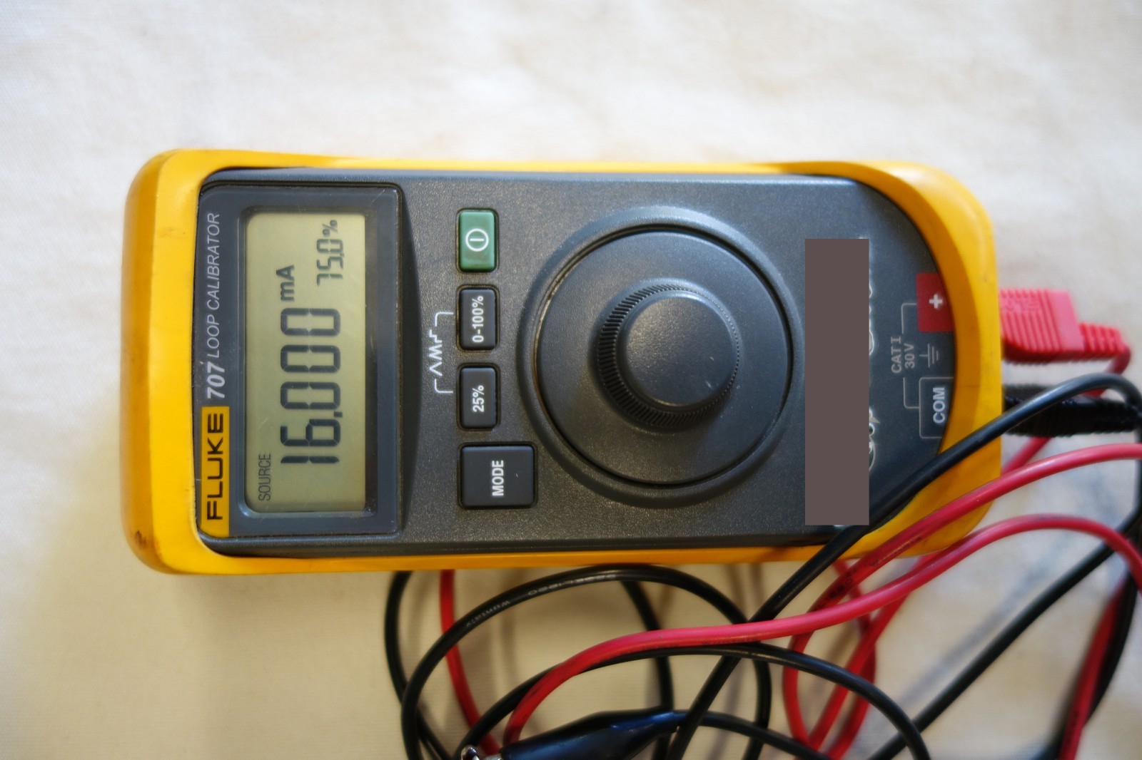 Fluke 707 Current Loop Calibrator with Quick Click Knob