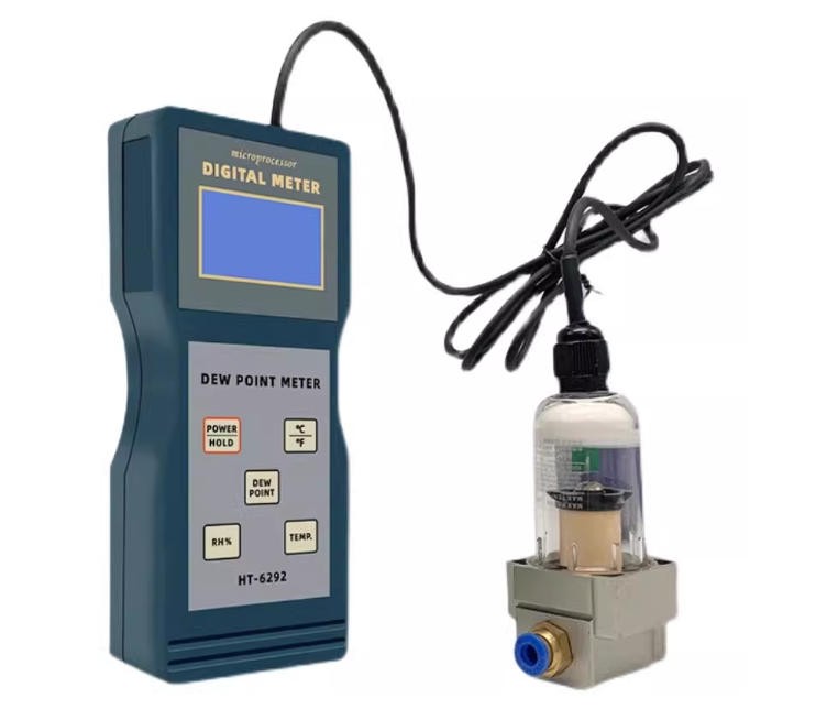 HT6292 Handheld Temperature Humidity Meter Compressed Air Dew Point Meter Tester