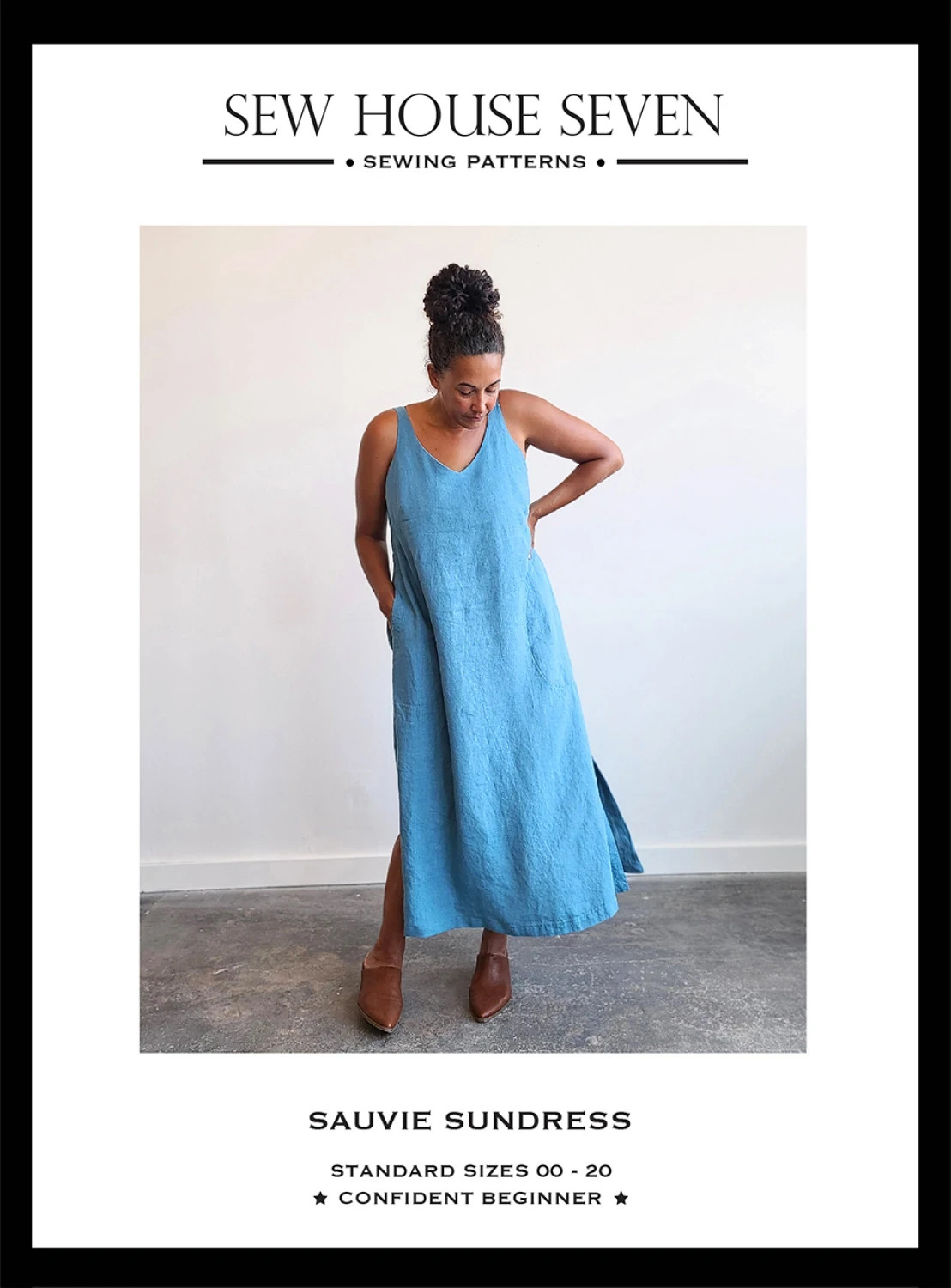 SAUVIE SUNDRESS Woman Dress Paper Pattern / Sew House Seven Sz 00-20 (4 Options)