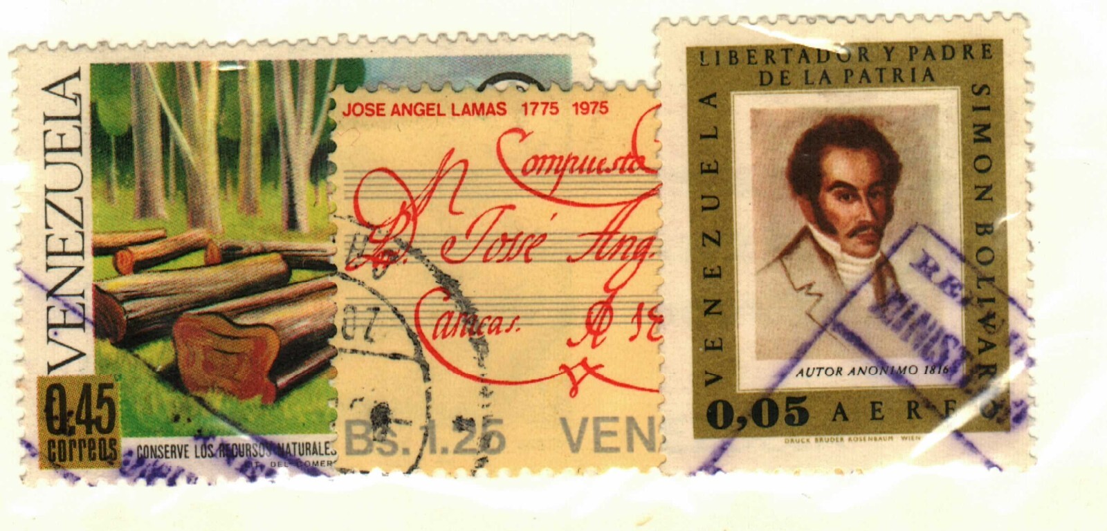 Venezuela #927, 1120, C961 used